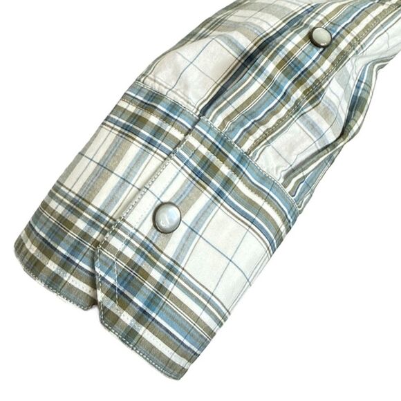 Banana Republic Shirt Mens Size Large Plaid Button Down Long Sleeve 100% Cotton - Picture 6 of 10